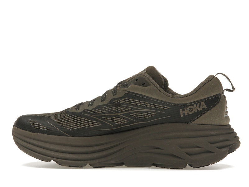 Hoka One One Bondi 8 Caged Stealth/Tech Umber