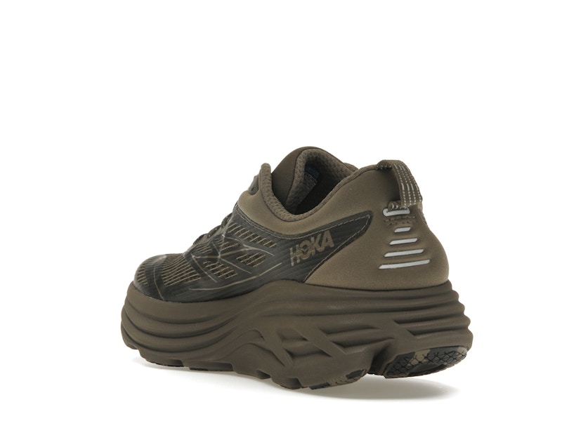 Hoka One One Bondi 8 Caged Stealth/Tech Umber