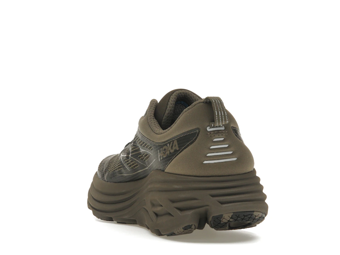 Hoka One One Bondi 8 Caged Stealth/Tech Umber