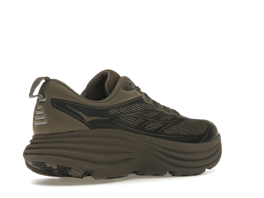 Hoka One One Bondi 8 Caged Stealth/Tech Umber