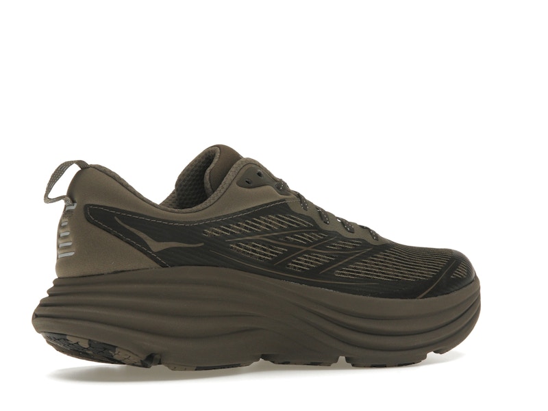 Hoka One One Bondi 8 Caged Stealth/Tech Umber