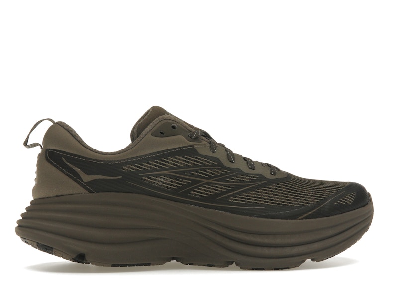 Hoka One One Bondi 8 Caged Stealth/Tech Umber