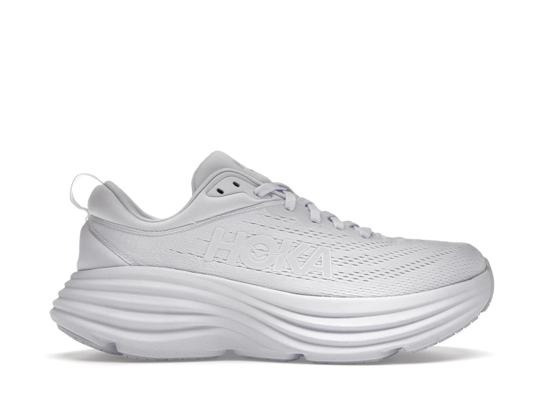 Hoka One One Bondi 8 Triple White (Women's)