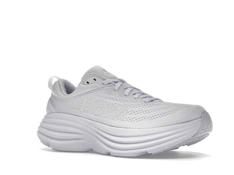 Hoka One One Bondi 8 Triple White (Women's)