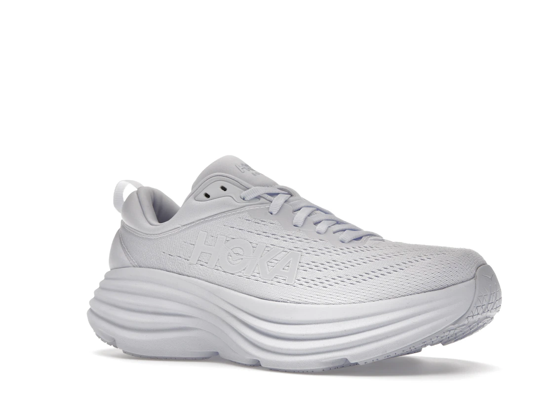 Hoka One One Bondi 8 Triple White (Women's)