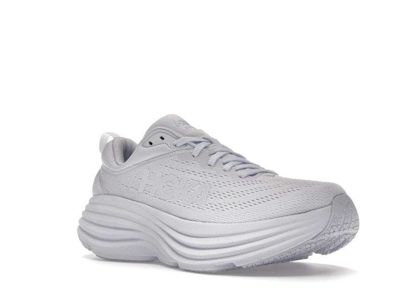 Hoka One One Bondi 8 Triple White (Women's)