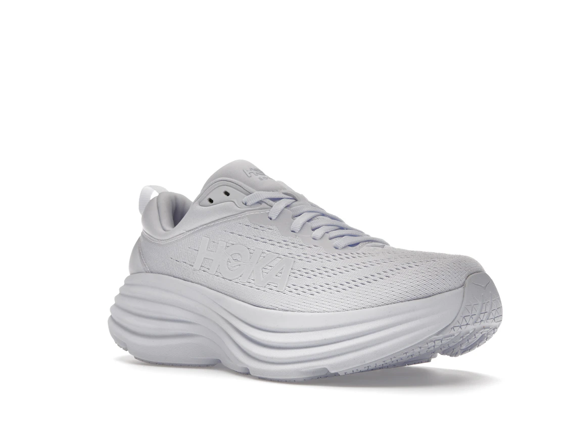 Hoka One One Bondi 8 Triple White (Women's)