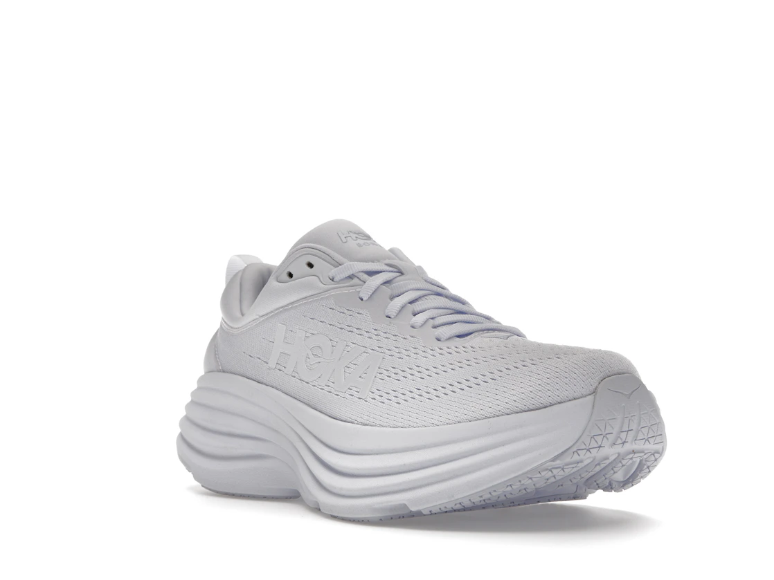 Hoka One One Bondi 8 Triple White (Women's)