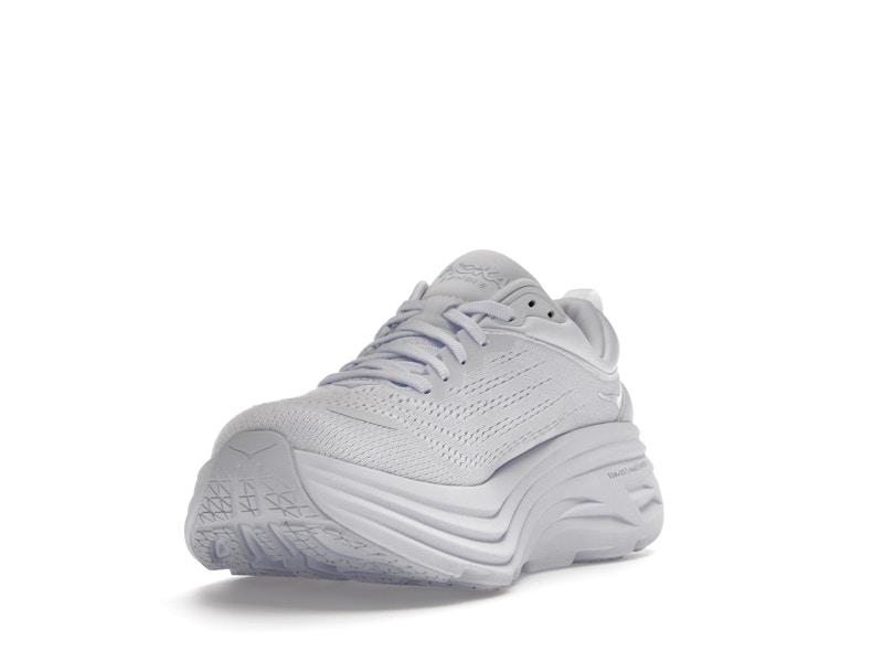 Hoka One One Bondi 8 Triple White (Women's)