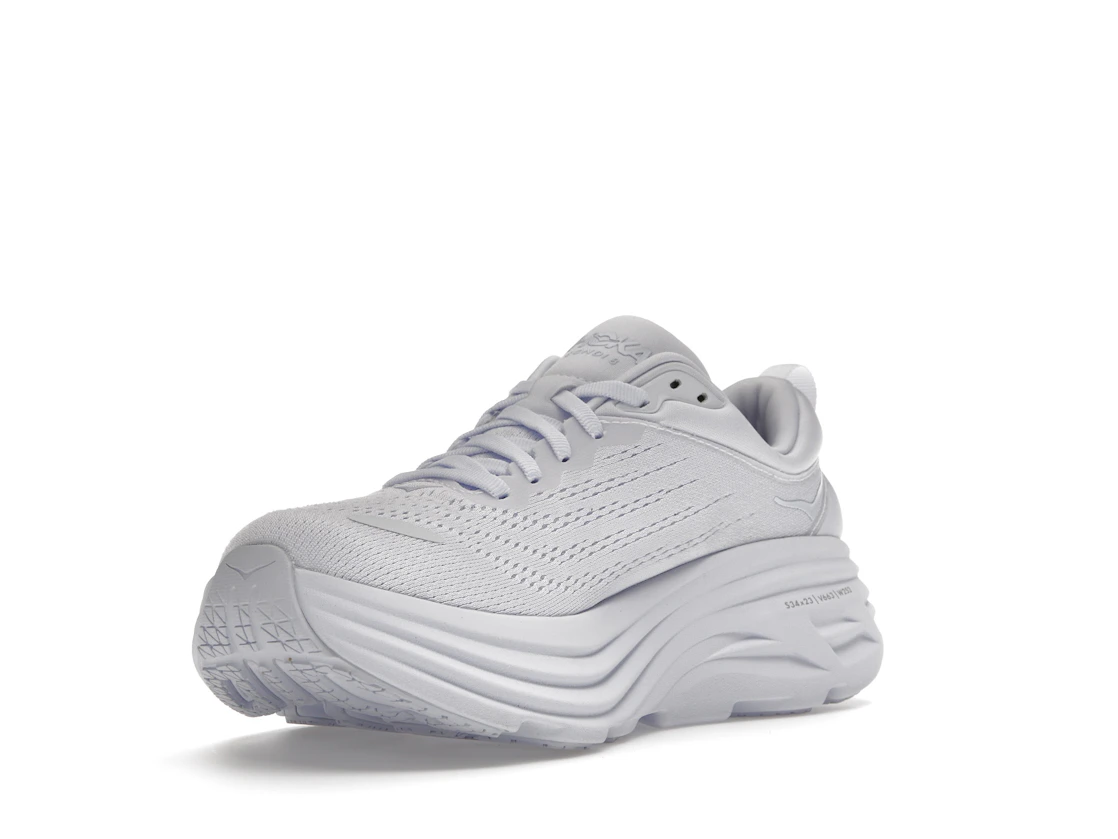 Hoka One One Bondi 8 Triple White (Women's)