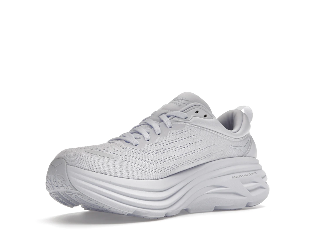 Hoka One One Bondi 8 Triple White (Women's)