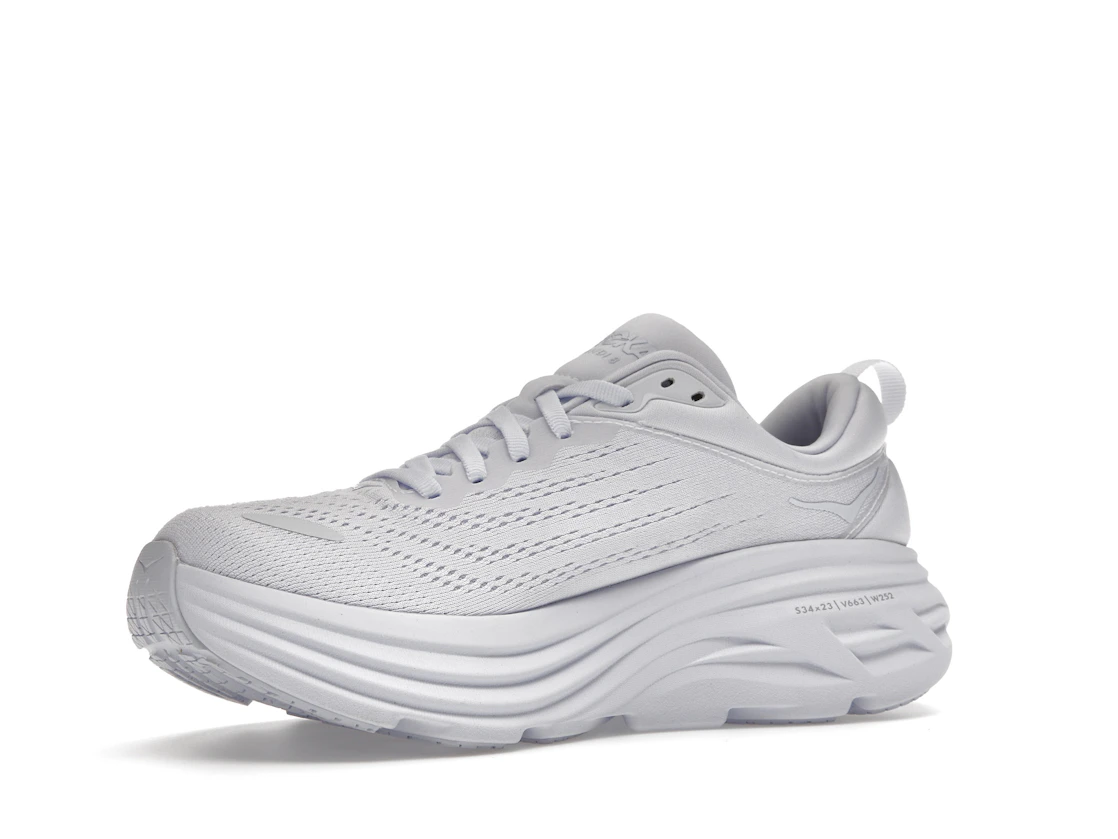 Hoka One One Bondi 8 Triple White (Women's)