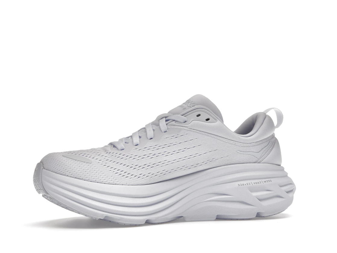 Hoka One One Bondi 8 Triple White (Women's)