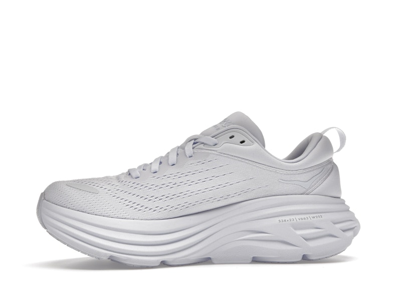 Hoka One One Bondi 8 Triple White (Women's)