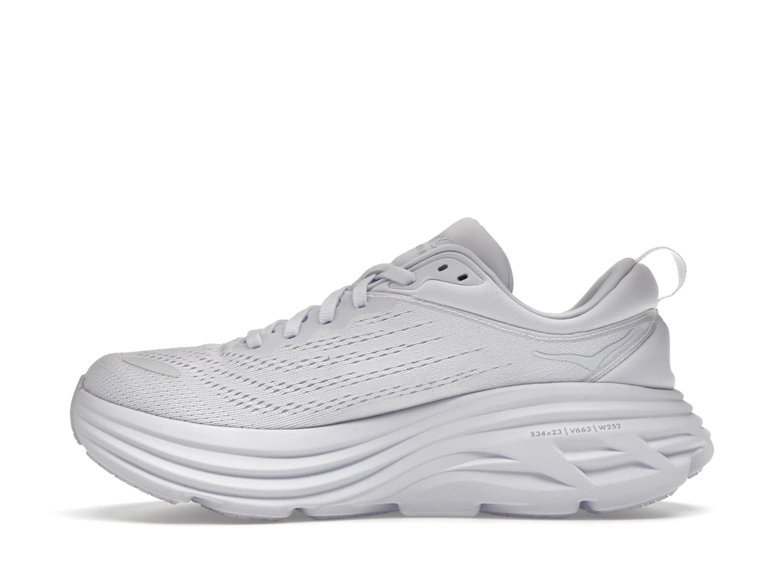 Hoka One One Bondi 8 Triple White (Women's)