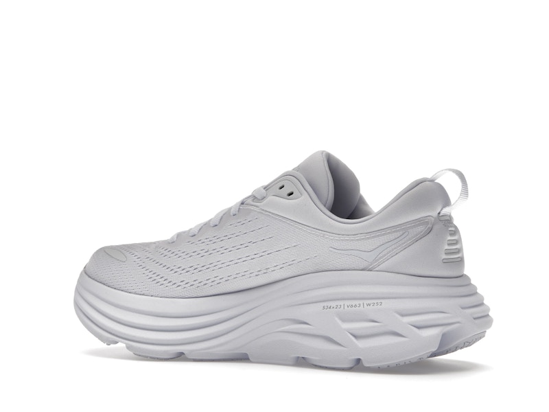 Hoka One One Bondi 8 Triple White (Women's)