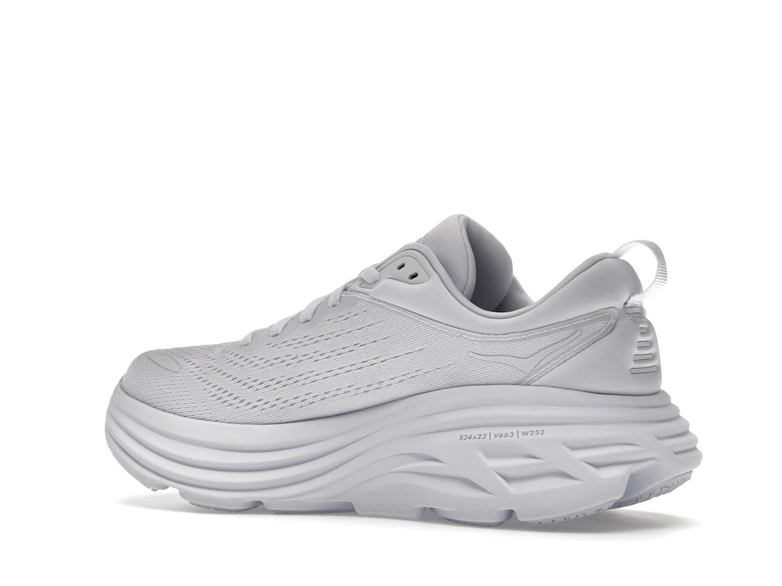 Hoka One One Bondi 8 Triple White (Women's)