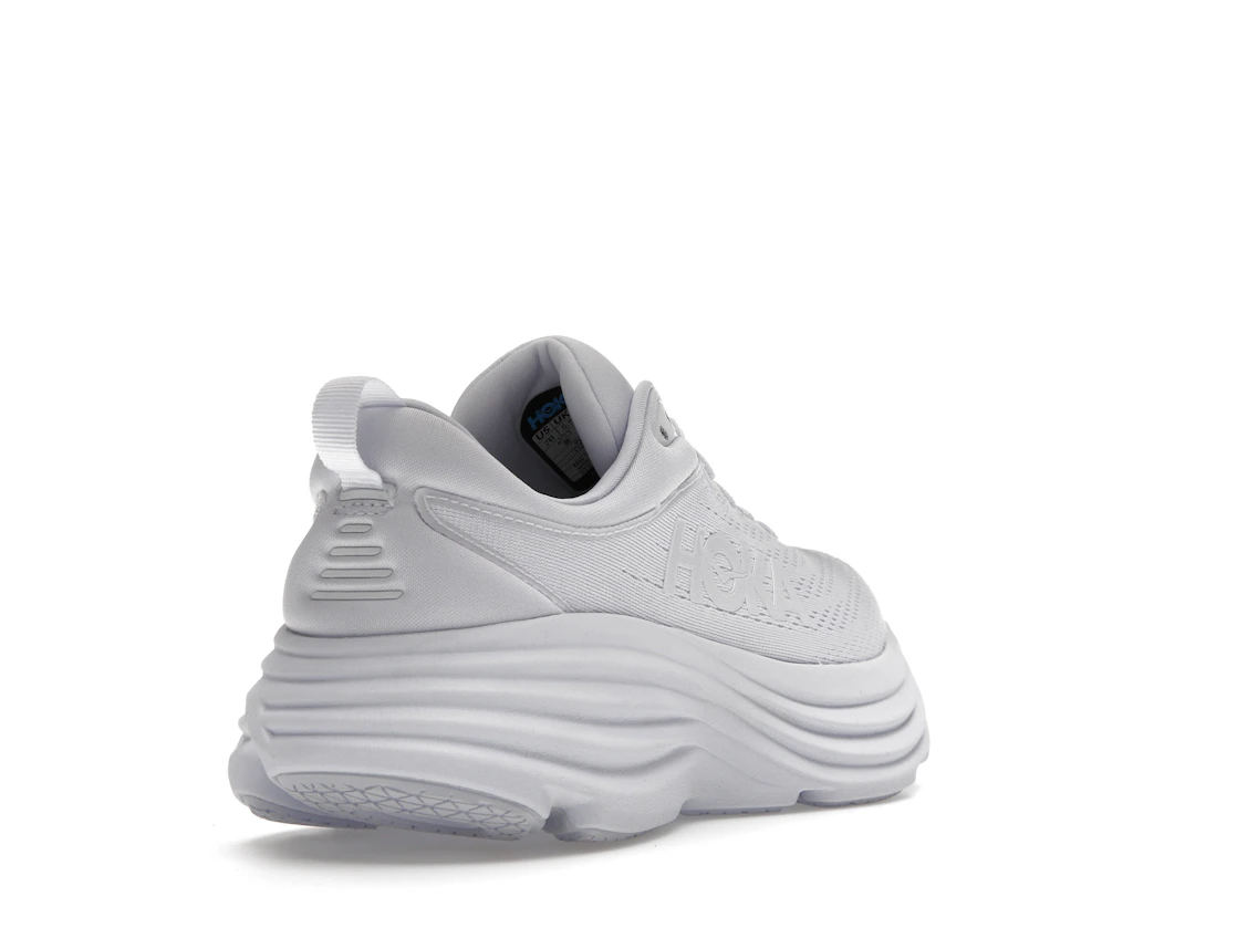Hoka One One Bondi 8 Triple White (Women's)