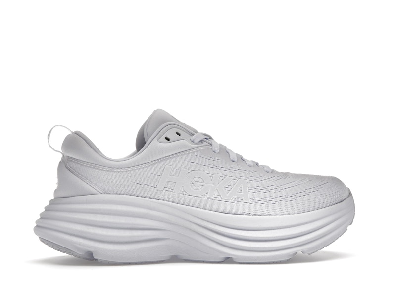 Hoka One One Bondi 8 Triple White (Women's)