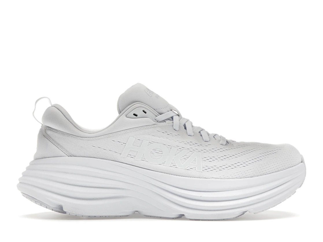 Hoka One One Bondi 8 Triple White