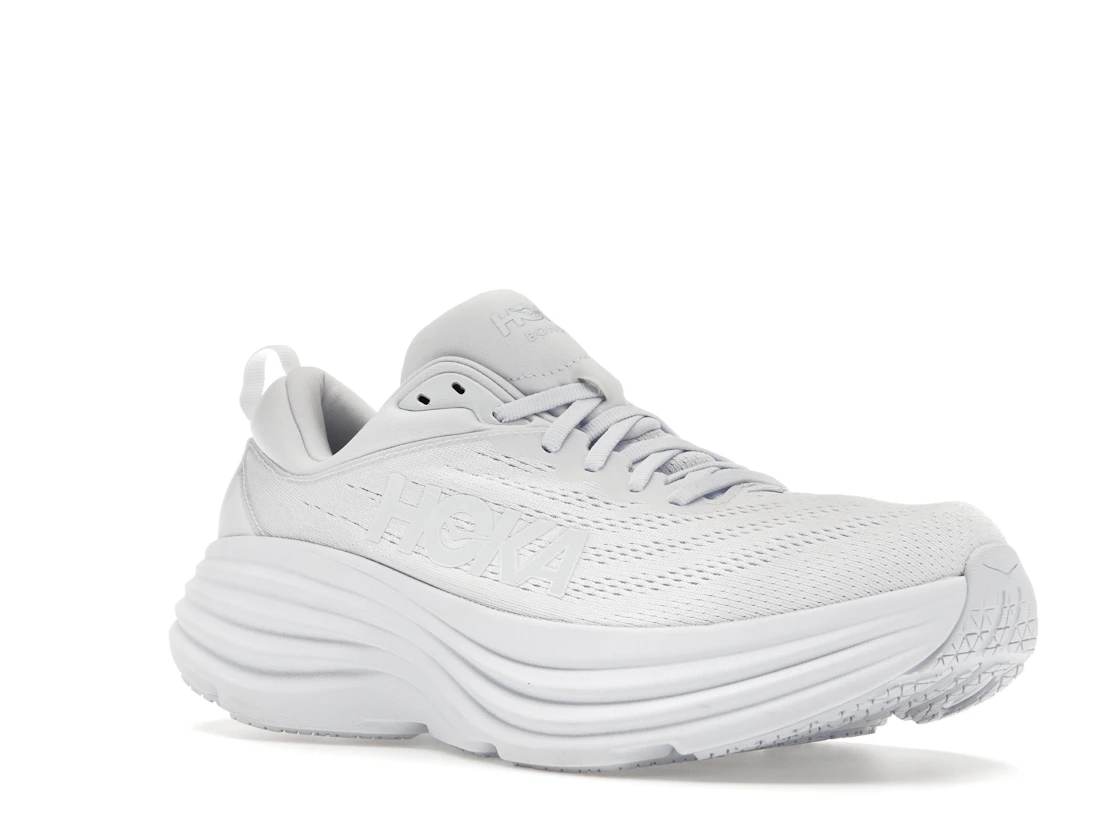 Hoka One One Bondi 8 Triple White
