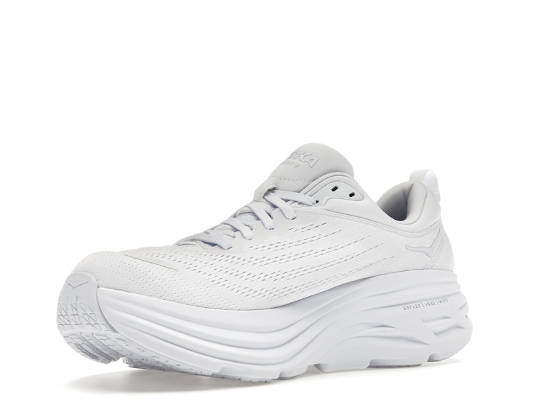 Hoka One One Bondi 8 Triple White
