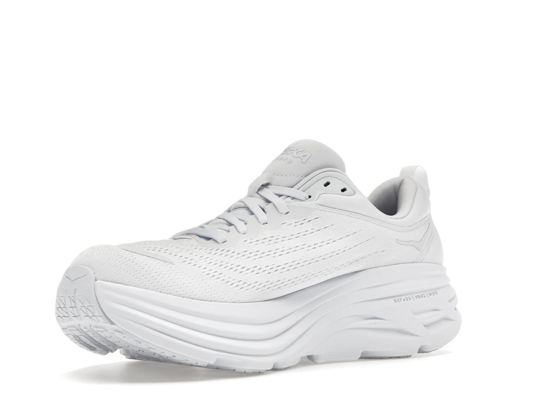 Hoka One One Bondi 8 Triple White
