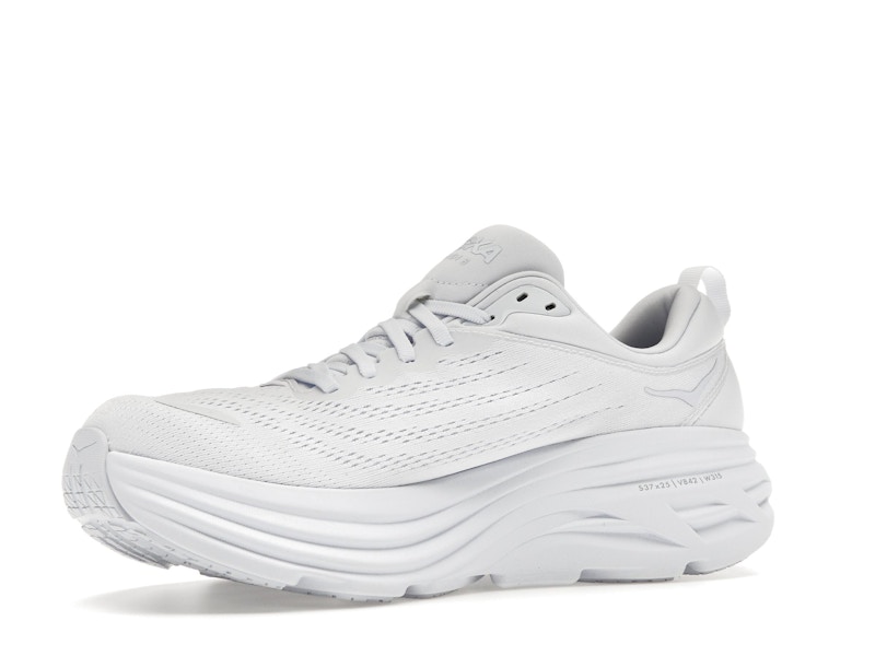 Hoka One One Bondi 8 Triple White
