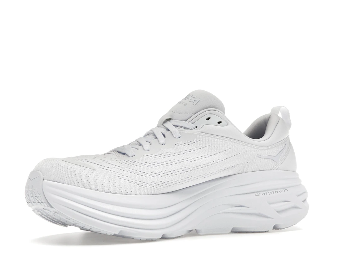 Hoka One One Bondi 8 Triple White