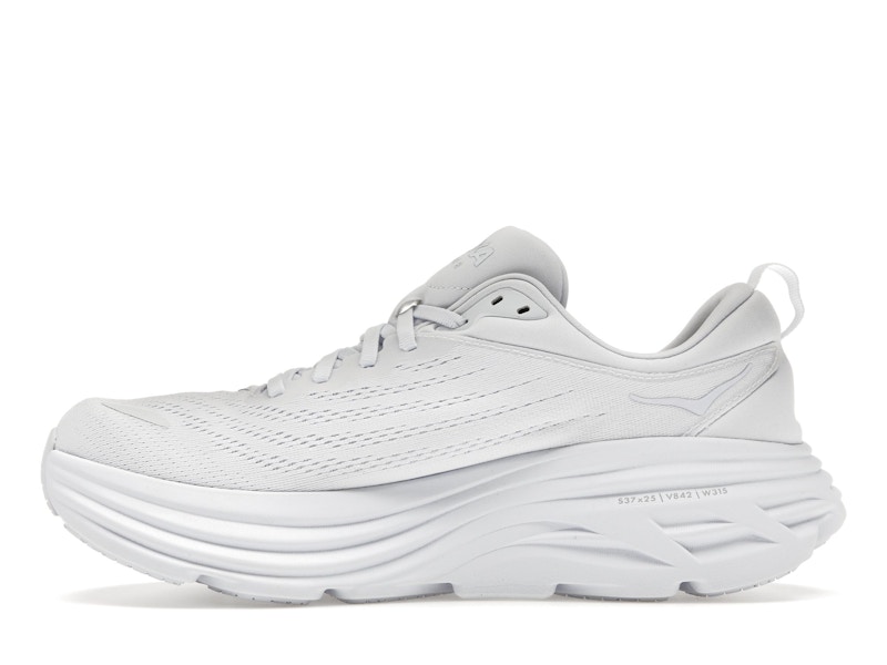 Hoka One One Bondi 8 Triple White