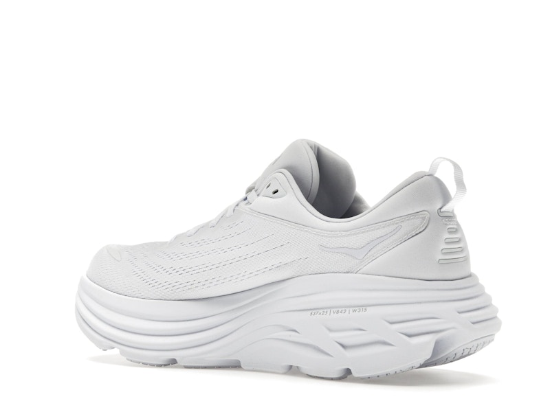 Hoka One One Bondi 8 Triple White