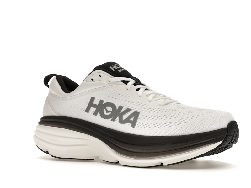 Hoka One One Bondi 8 White Black
