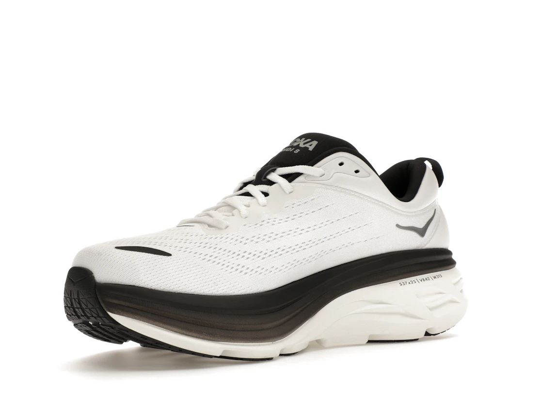 Hoka One One Bondi 8 White Black