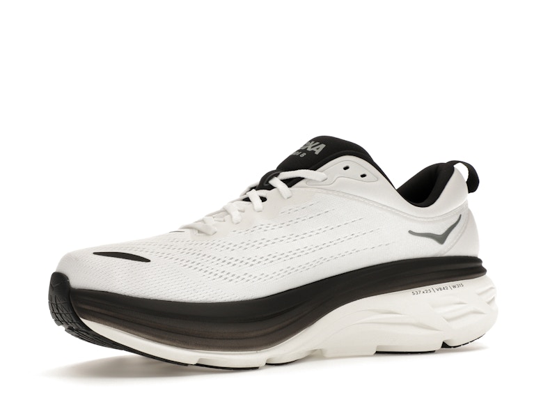 Hoka One One Bondi 8 White Black