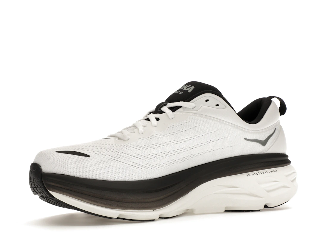 Hoka One One Bondi 8 White Black