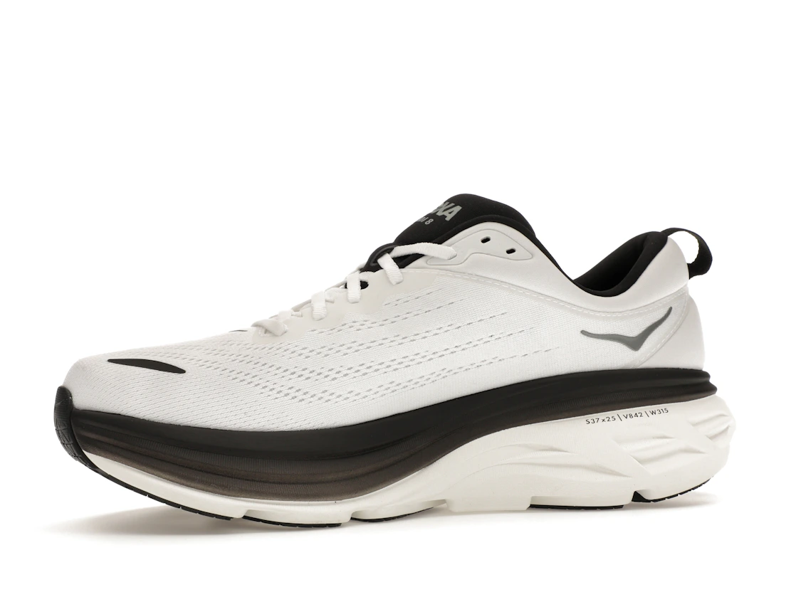 Hoka One One Bondi 8 White Black