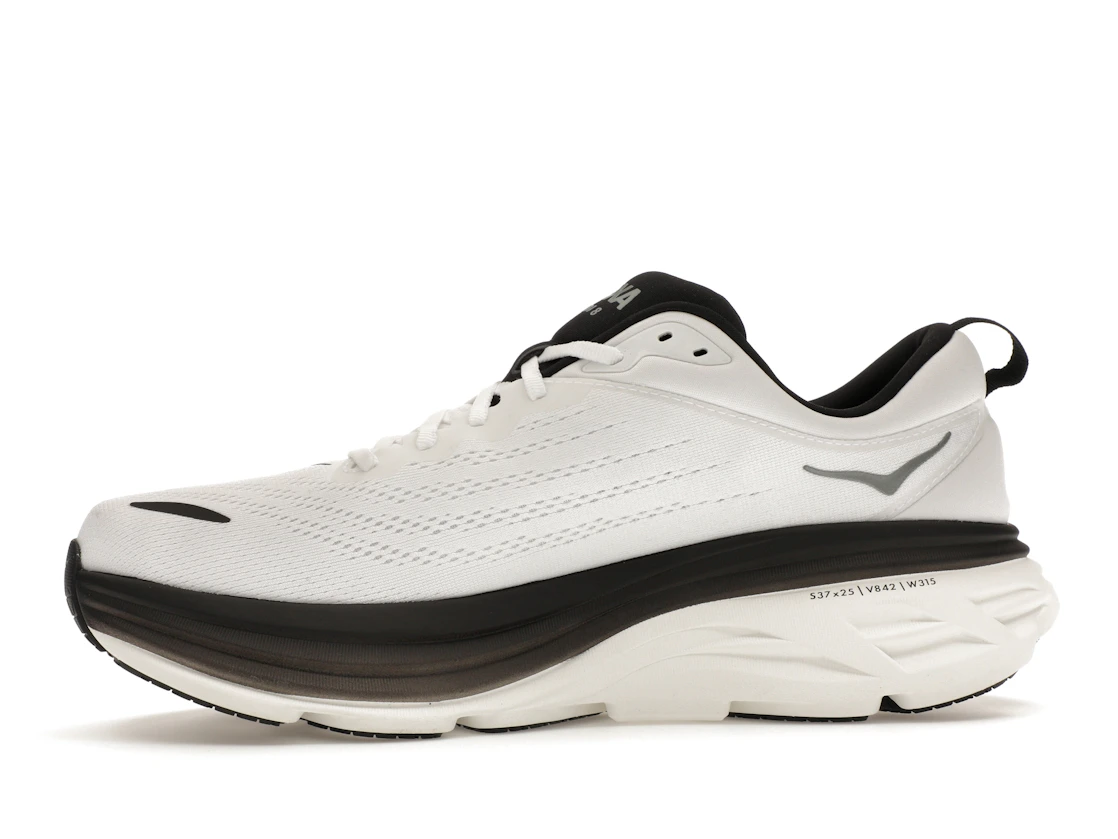 Hoka One One Bondi 8 White Black