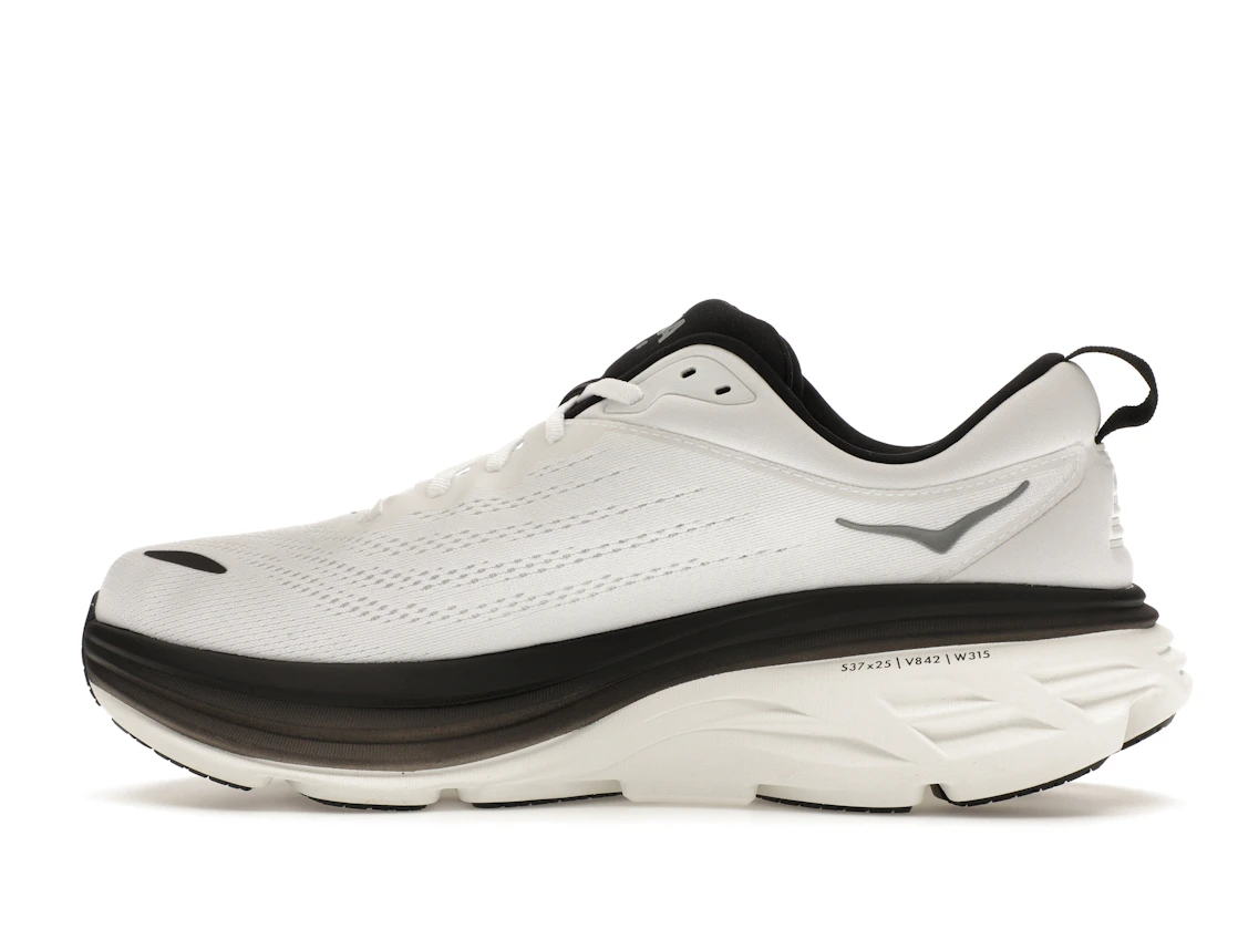 Hoka One One Bondi 8 White Black