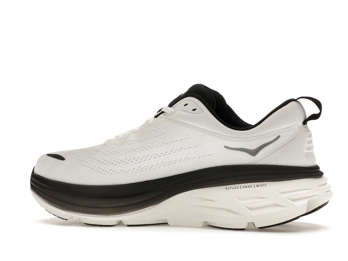 Hoka One One Bondi 8 White Black