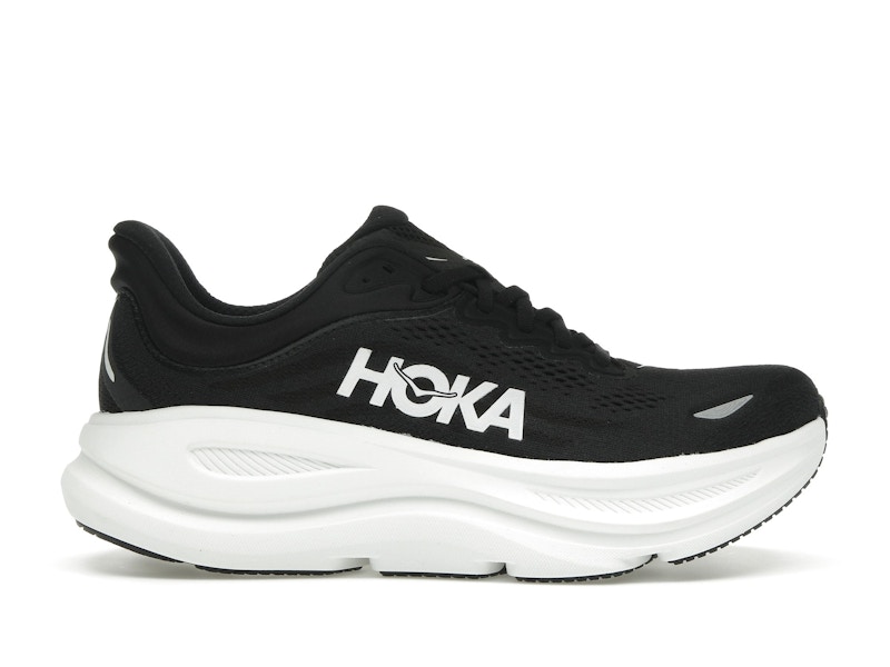 Hoka One One Bondi 9 Black White Men's - 1162011-BWHT - US