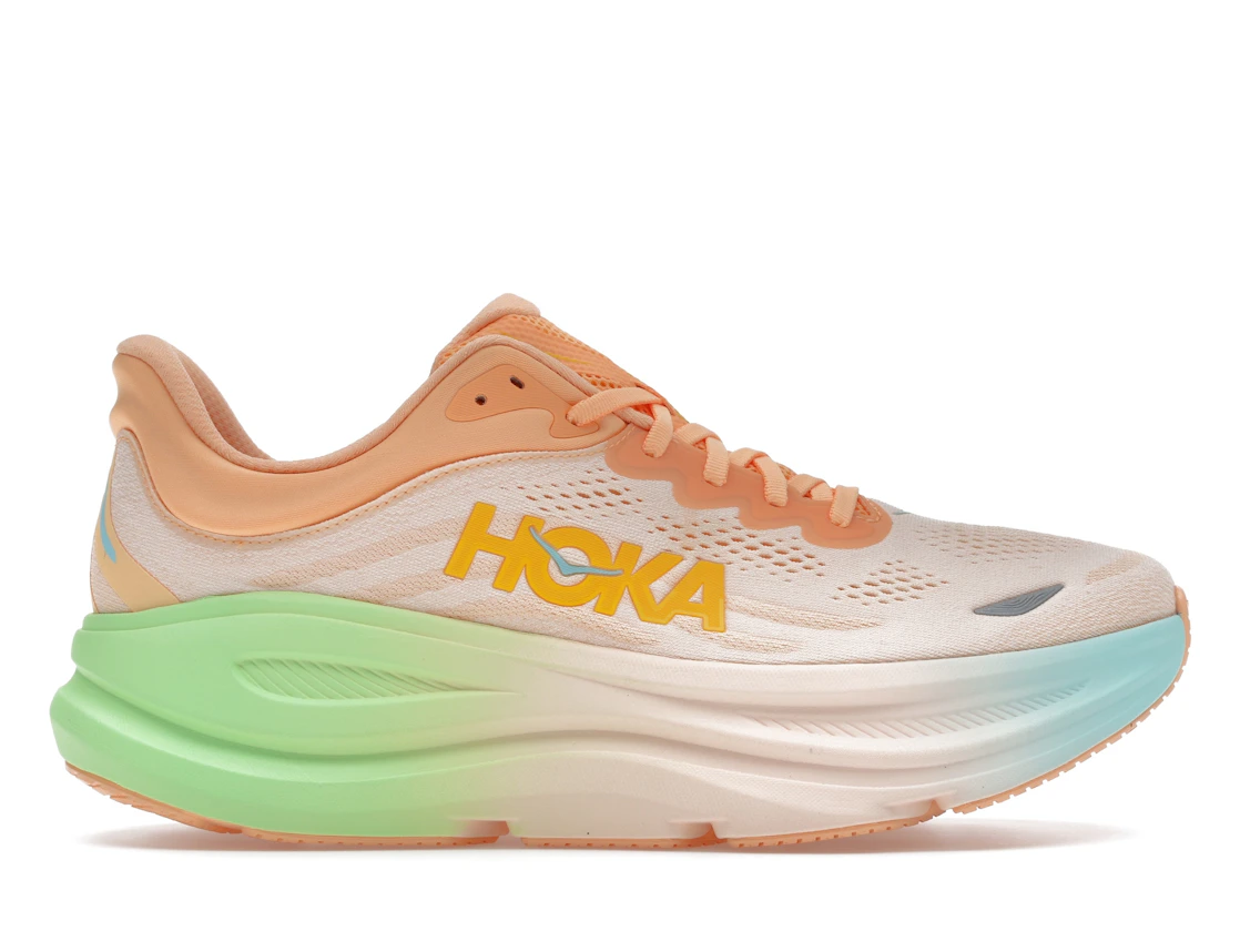 Hoka One One Bondi 9 Frost Pale Tangerine