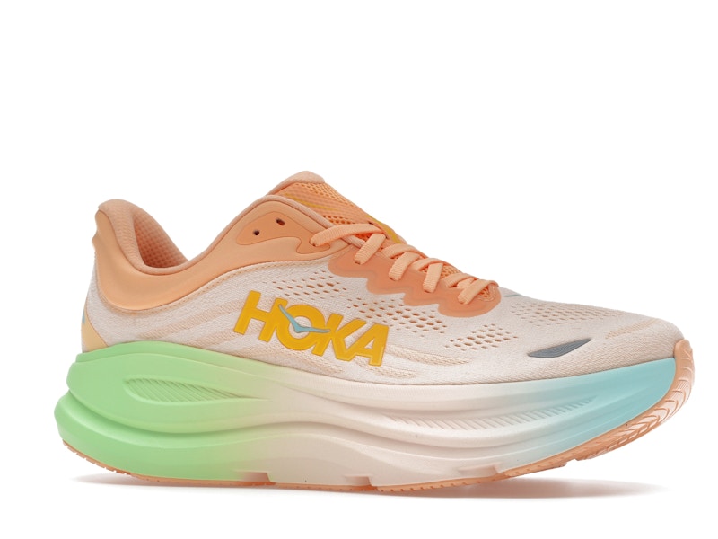 Hoka One One Bondi 9 Frost Pale Tangerine