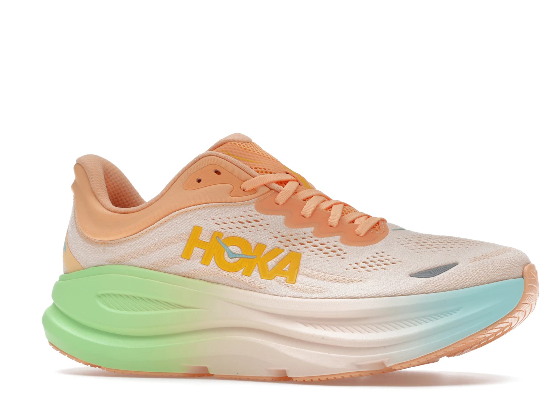 Hoka One One Bondi 9 Frost Pale Tangerine
