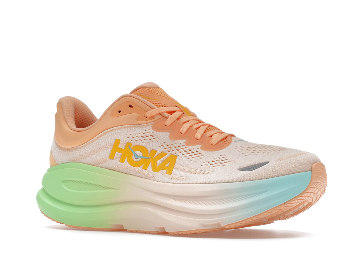Hoka One One Bondi 9 Frost Pale Tangerine