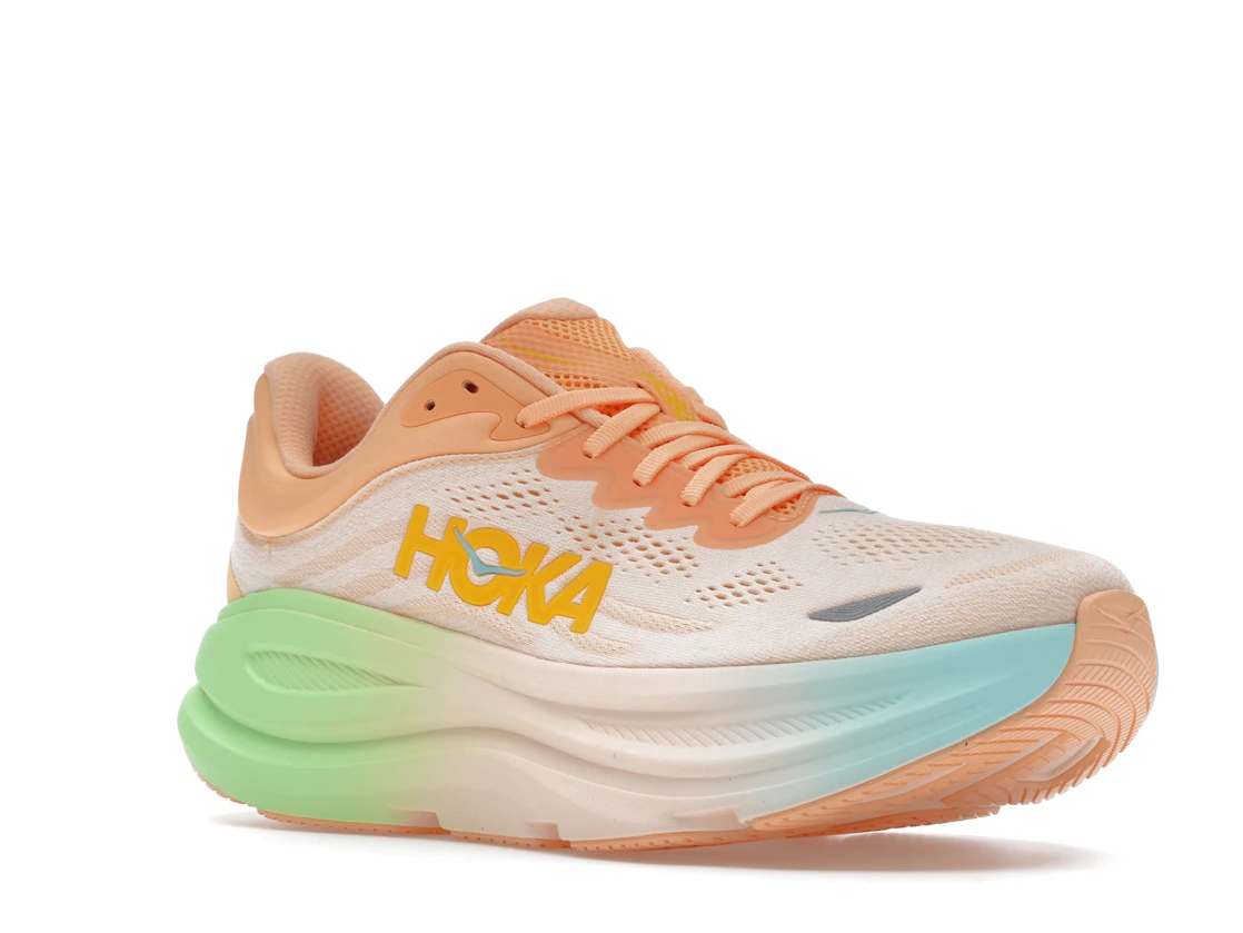 Hoka One One Bondi 9 Frost Pale Tangerine