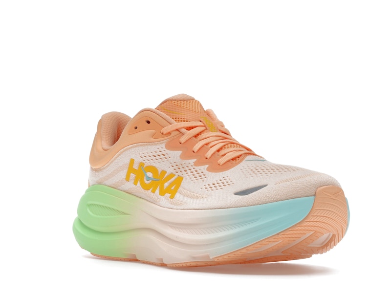Hoka One One Bondi 9 Frost Pale Tangerine