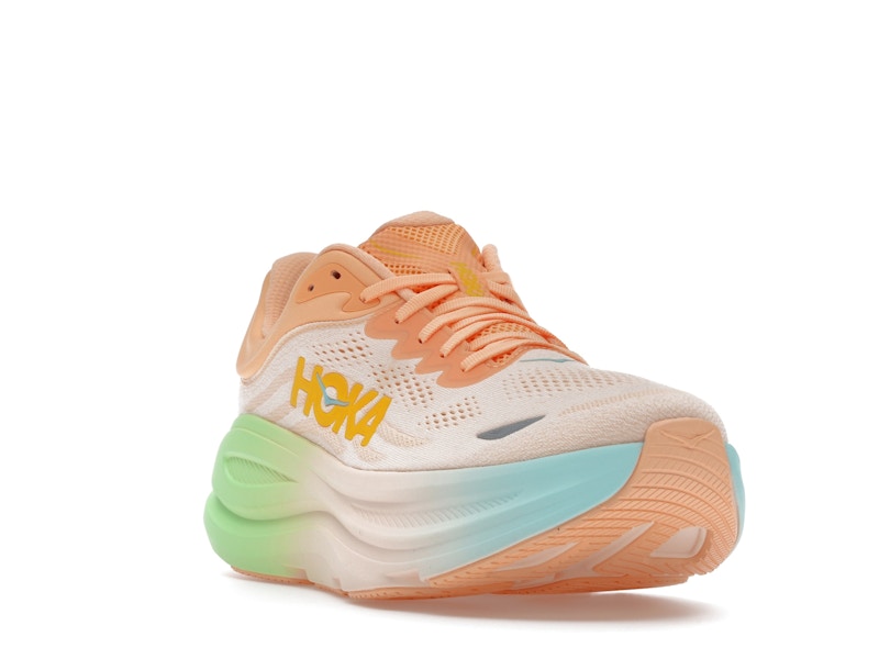 Hoka One One Bondi 9 Frost Pale Tangerine