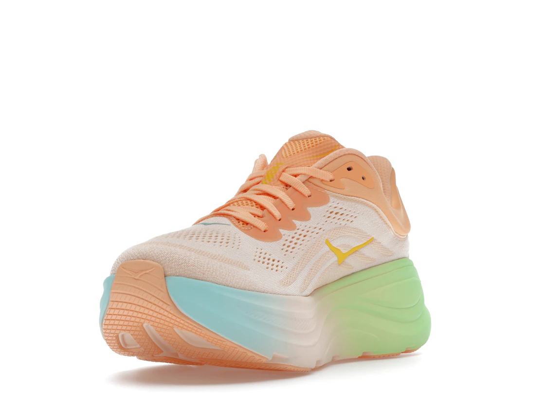 Hoka One One Bondi 9 Frost Pale Tangerine