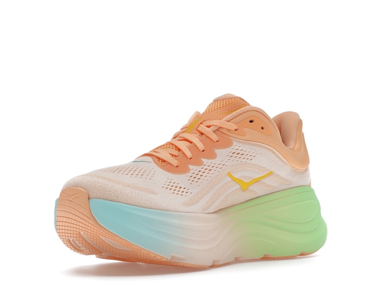 Hoka One One Bondi 9 Frost Pale Tangerine