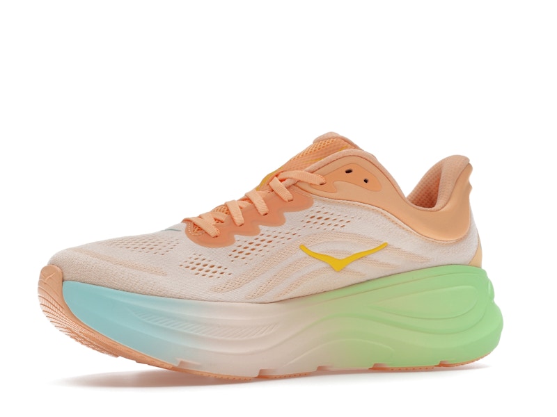 Hoka One One Bondi 9 Frost Pale Tangerine